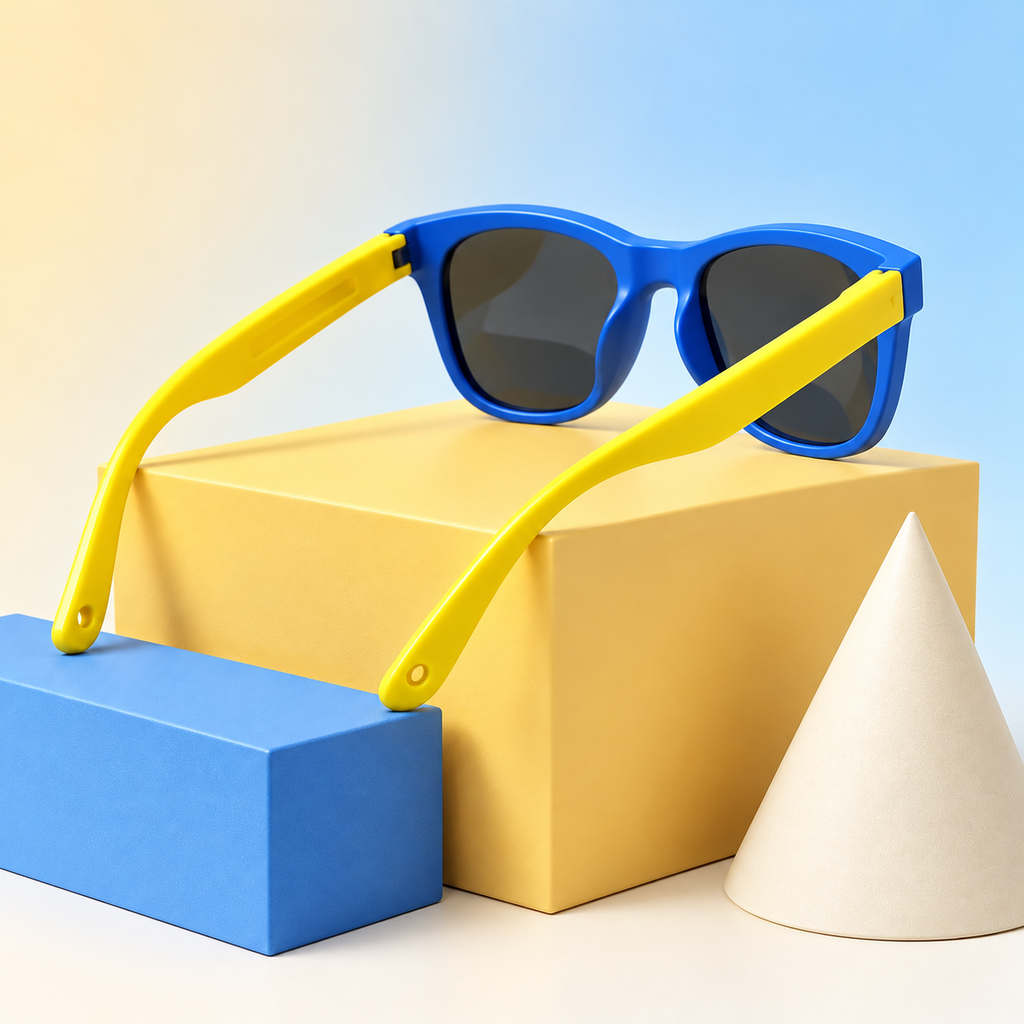 Blue Spark - Blue Yellow Sunglasses