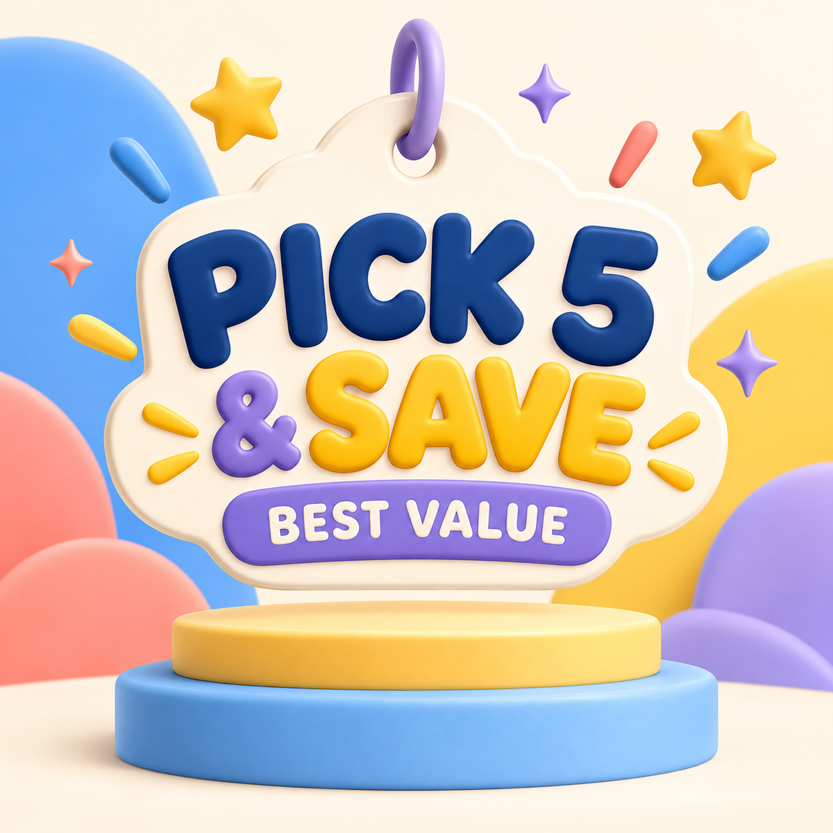 Pick 5 & Save - Best Deal Charm Bundle