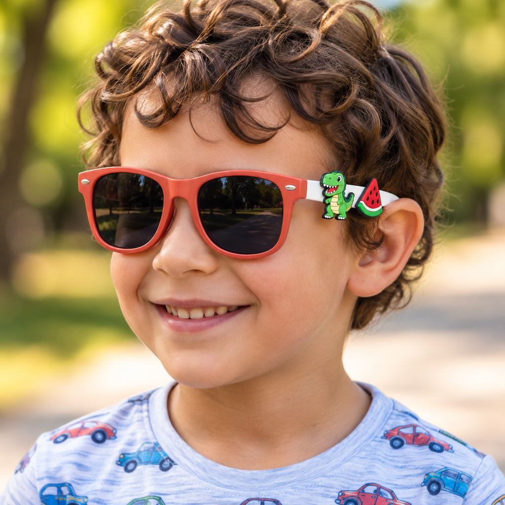 Coral Rush - Red white Sunglasses