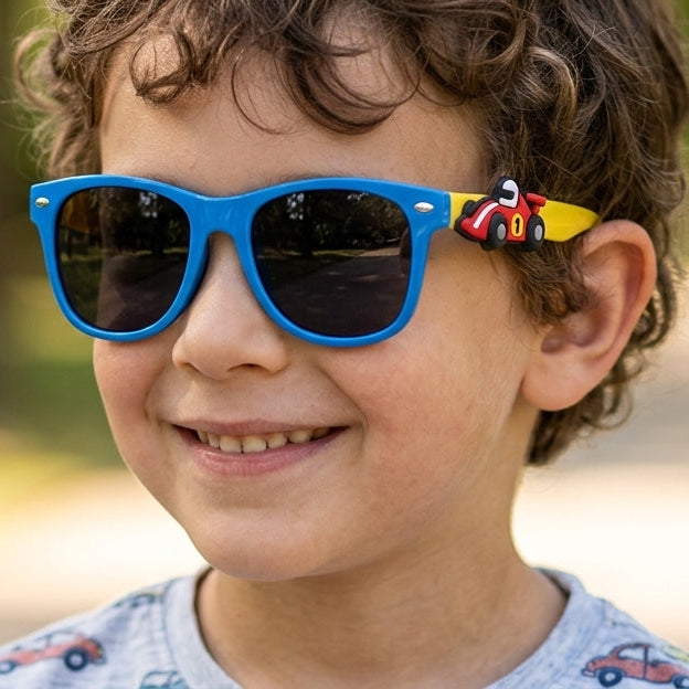 Blue Spark - Blue Yellow Sunglasses