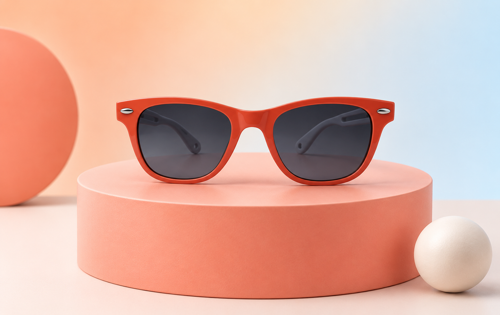 Coral Rush - Red white Sunglasses