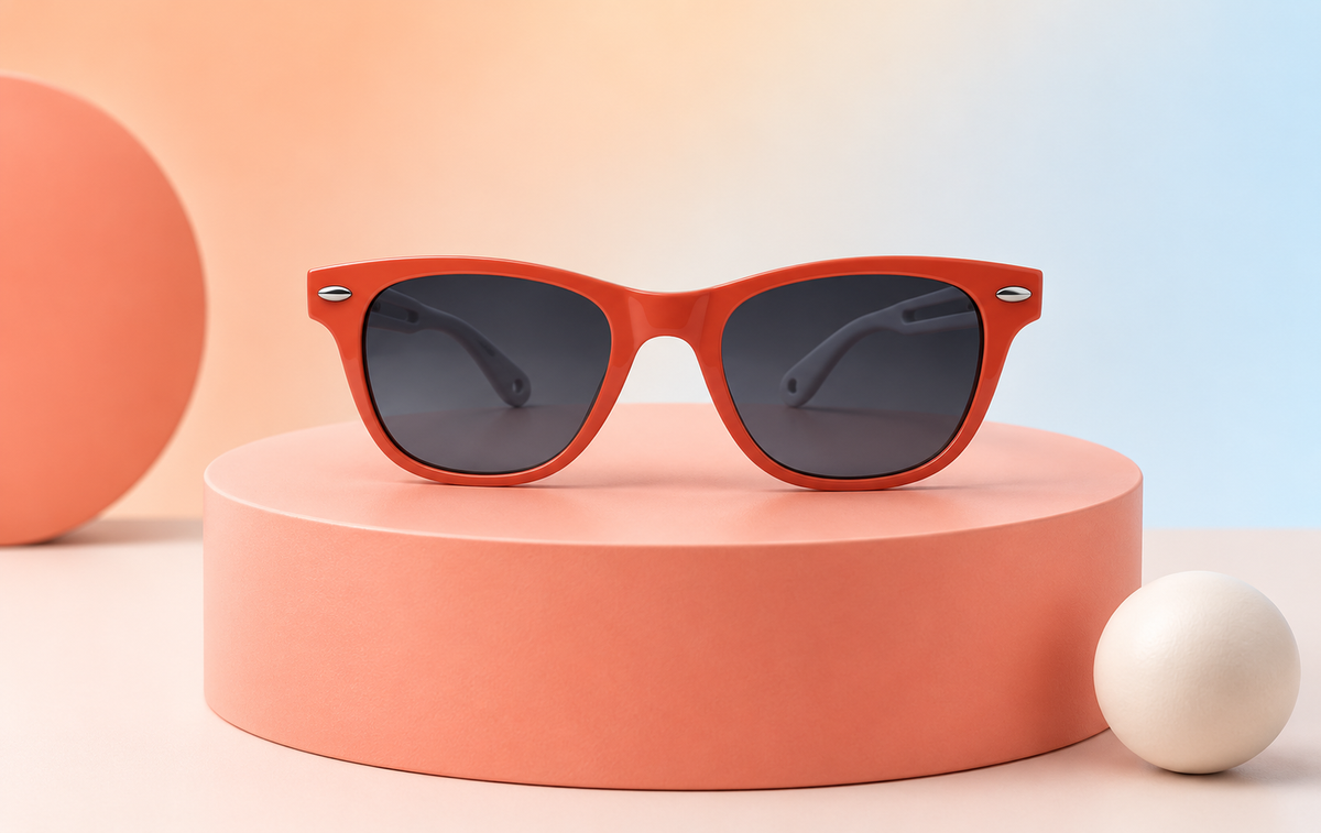Coral Rush - Red white Sunglasses