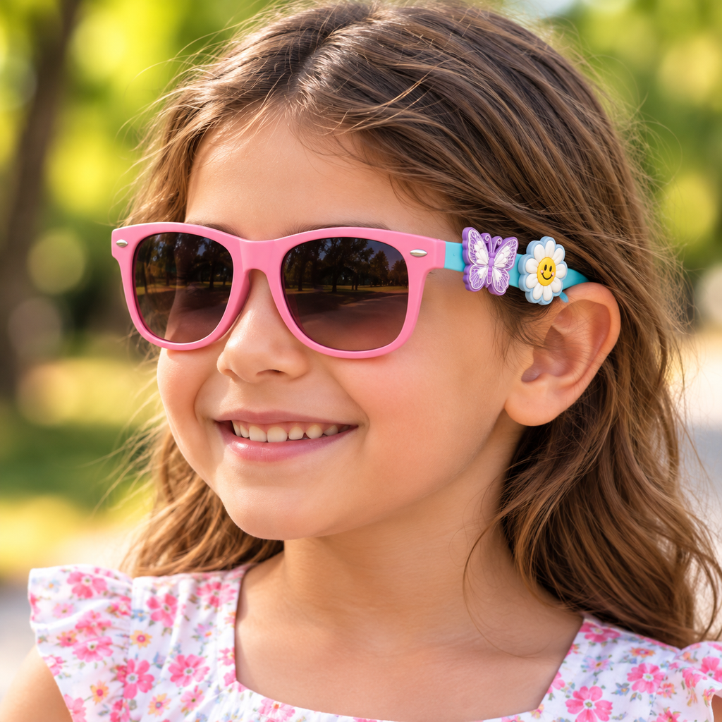 Bubble Splash - Pink & Aqua Sunglasses